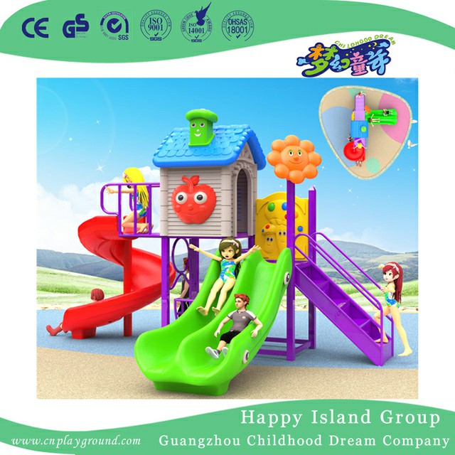 Outdoor Small Children Slide and Swing Combination Set (BBE-A3)
