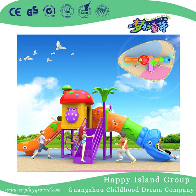 Bright Colorful Plastic Slide Children Playset (BBE-A37)