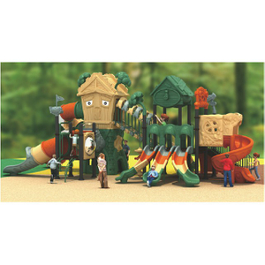 Outdoor Commercial Tree House Children Slide Playground (ML-2001201)
