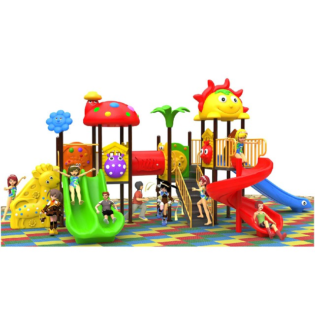 Outdoor Small Plastic Children Slide Playground (BBE-N21)