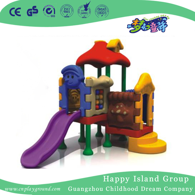 Commercial Kids Plastic Small Slide Play Equipment (WZY-473-1)