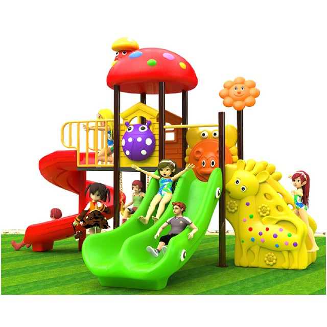 Small Cartoon Children Slide Playground Equipment (BBE-N3)
