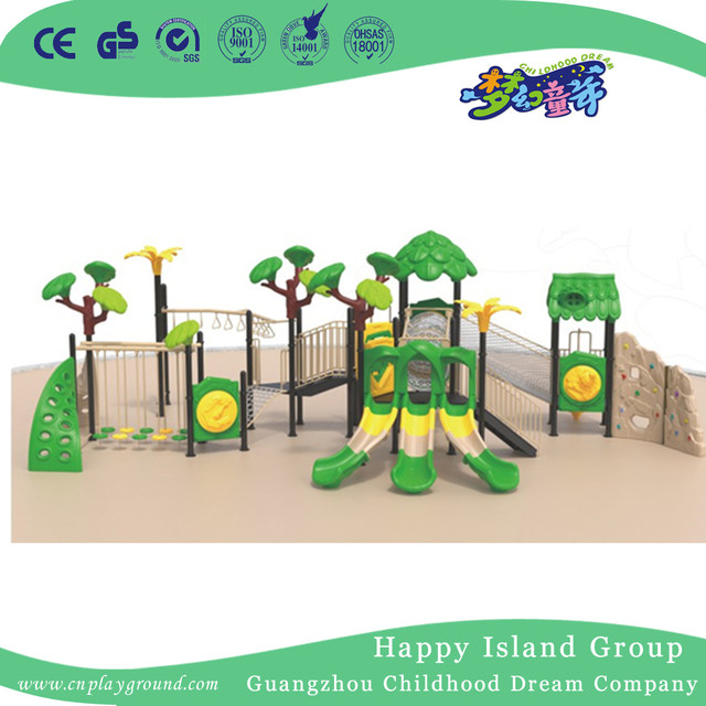 Kindergarten Children Play Tree House Playground For Promotion (1914802)