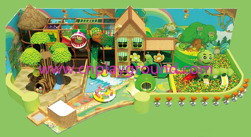 School Middle Forest Indoor Playground Equipment (HHK-9001) www.cnplayground.com