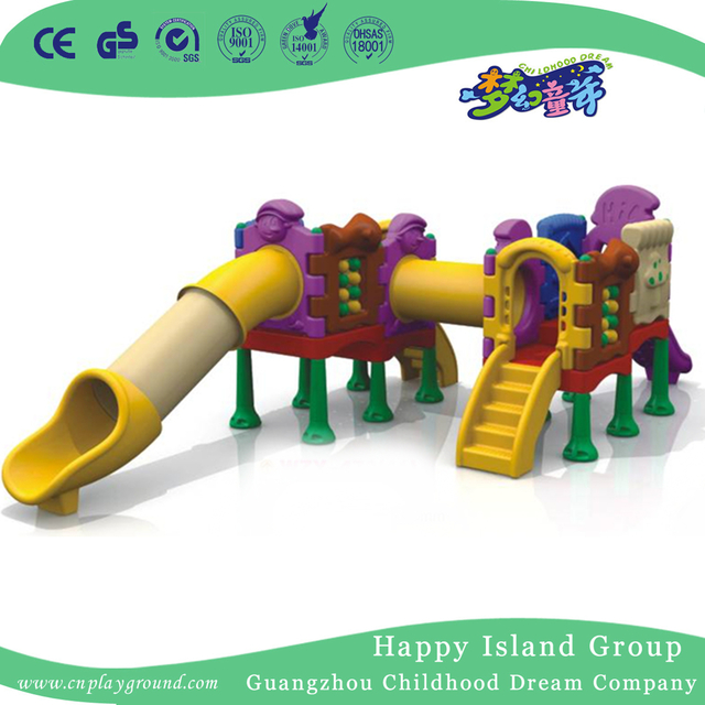 Indoor Plastic Small Combination Slide Playground Equipment (WZY-473-42)