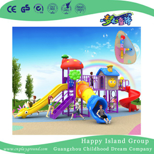 Bright Colorful Plastic Slide Children Playset (BBE-A37)