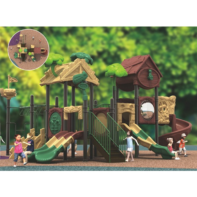 Outdoor Large Children Play Tree House Playground Equipment (ML-2000101)