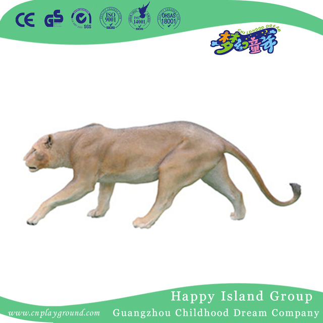 Outdoor FRP Large Tiger Animal Sculpture (HHK-12805)
