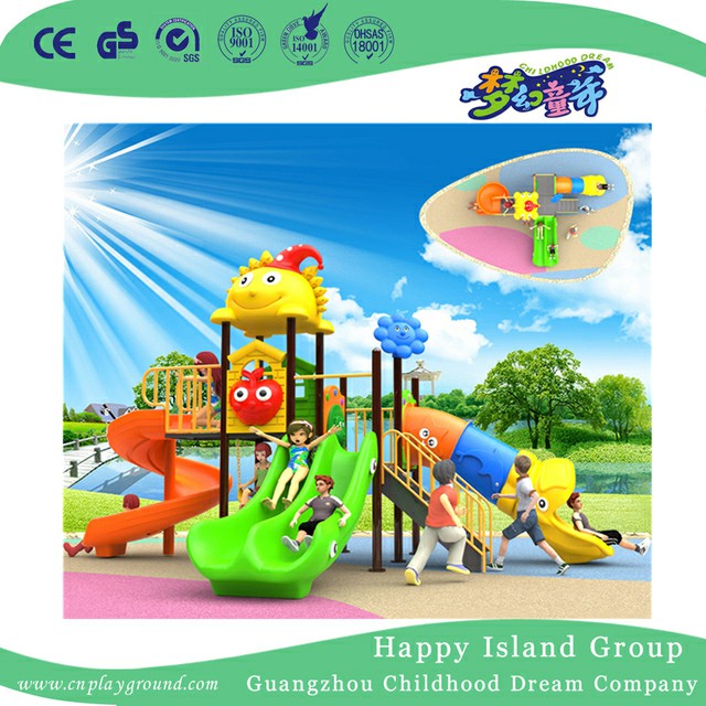 Outdoor Simple Cylinder Slide Children Playground (BBE-B14)