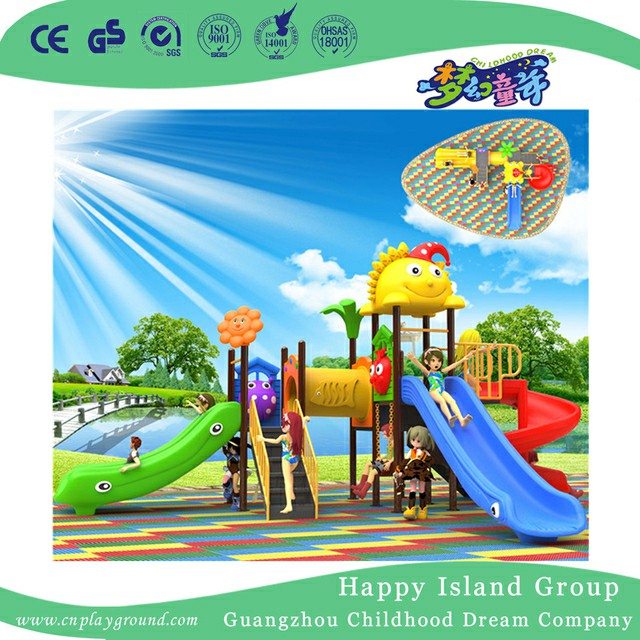 Kindergarten Outdoor Multifunctional Children Slide Playground (BBE-B34)