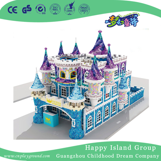Large Toddler Half-Open Castle Indoor Playground For Sale (HHK-8201)