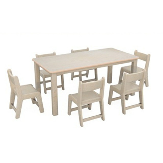 Indoor Multilayer Board Toddler Square Table (19A3303)