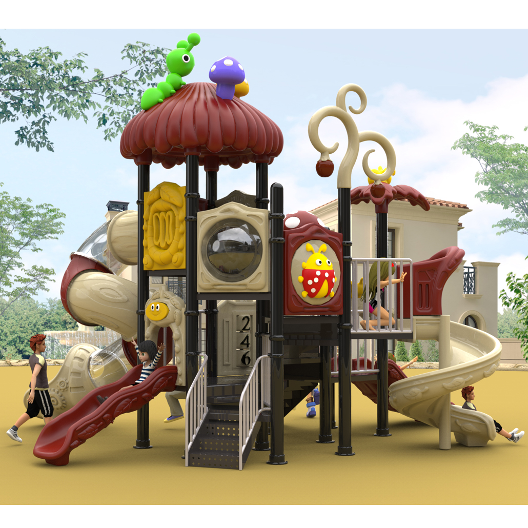 2021 New Design Luxury Villa Playground with Chocolate Mushroom and Animal Cartoon (H21-A032)