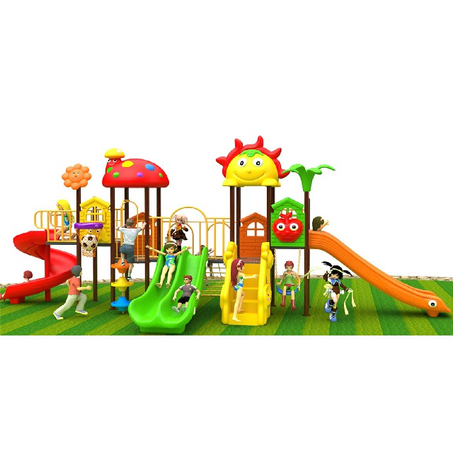 Outdoor Small Plastic Children Slide Playground (BBE-N21)