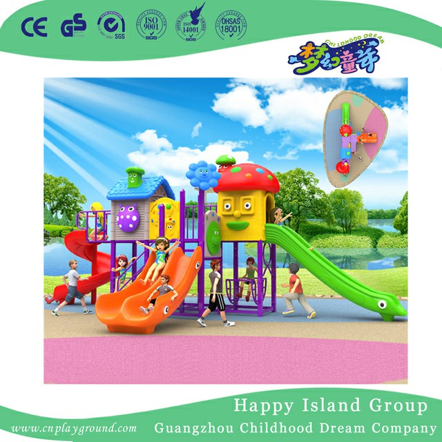 Outdoor Colorful Lovely Double Slide Children Playground (BBE-A18)