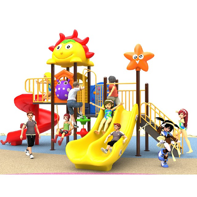 Family Cartoon Little Children Slide Playground (BBE-N8)