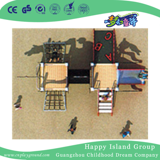 Outdoor Red Horse Shape Slide Galvanized Steel Animal Playground (HHK-2301)