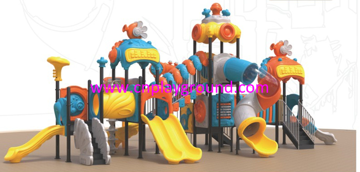 Outdoor Magic Music Combination Slide Toddler Playground (1911302) www.cnplayground.com