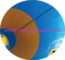 Outdoor Park Adventure Large Tornado Water Slide (HHK-9801) www.cnplayground.com