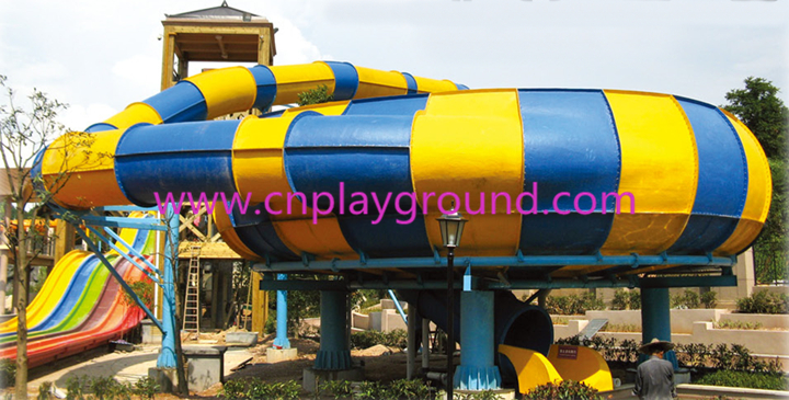 Outdoor Super Bowl Water Slide Playground For Family (HHK-9901) www.cnplayground.com