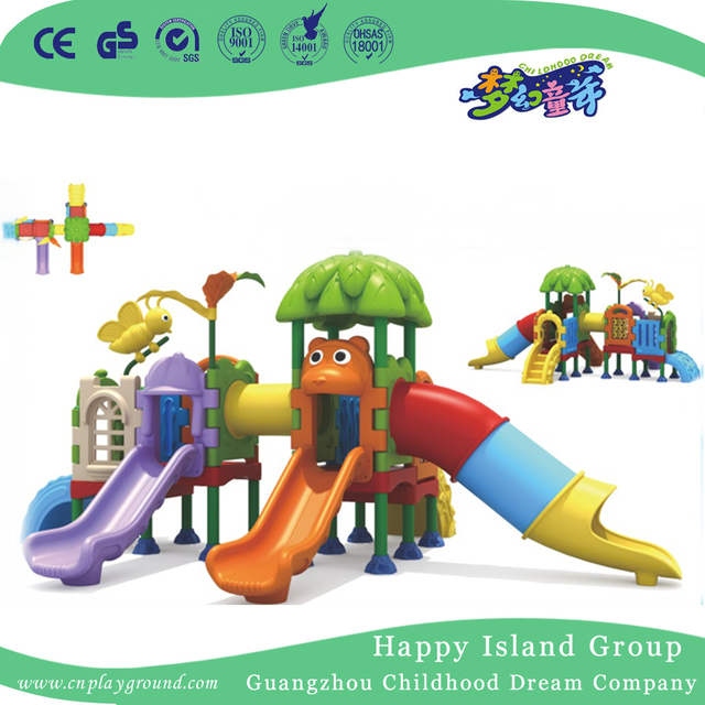 High Quality Commercial Children Plastic Small Slide Playground (ML-2008101)