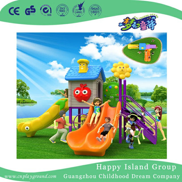 Kindergarten Funny Children Combination Slide Playground With Climbing (BBE-A27)