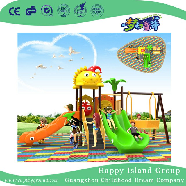 Community Funny Toddler Slide And Swing Combination Set (BBE-B32)
