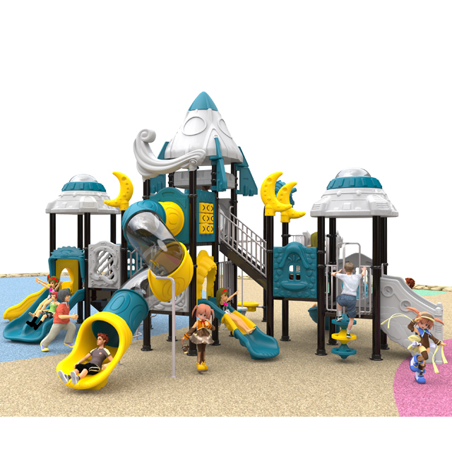 2022 New design rocket playground with various slide+8615989279205 HKDLS-ZZ0701 2022 new design rocket playground with multi slides+8615989279205