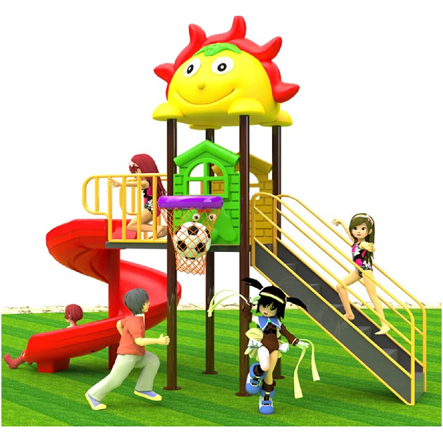 Family Cartoon Little Children Slide Playground (BBE-N8)