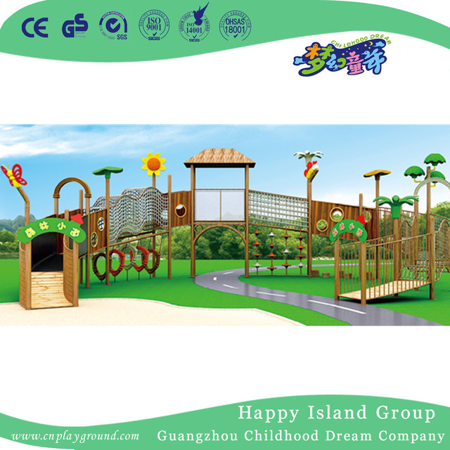 Outdoor Kindergarten Forest Climbing Combination Playground (HHK-4402)