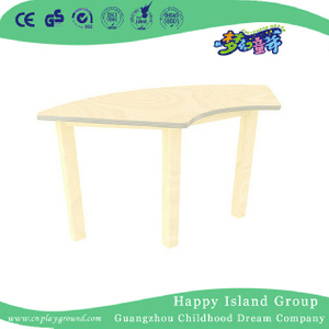 Multilayer Board Children Curved Table For Sale (HJ-4508)