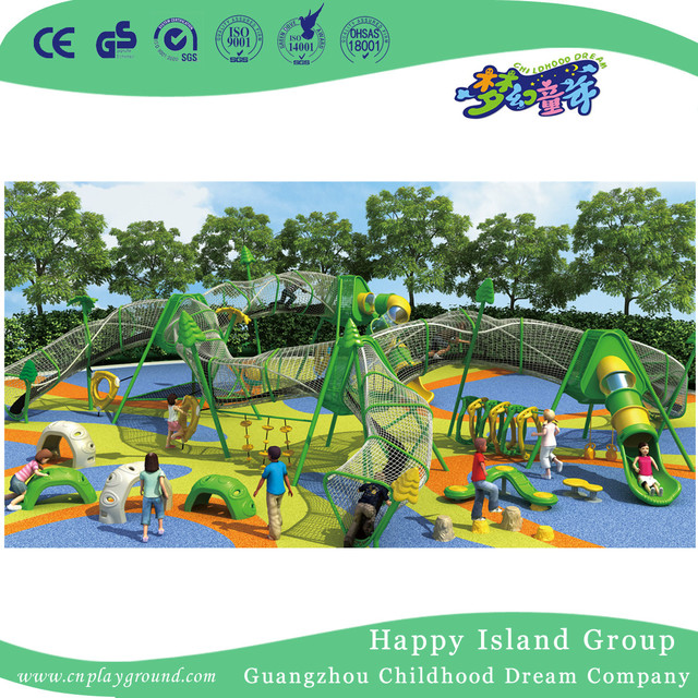 Outdoor Yellow Flowers Climbing Combination Playground For School (HHK-6501)