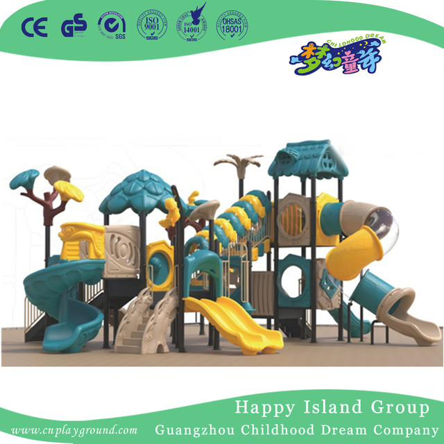 Large Tree House Training Combination Slide Playground (1915701)