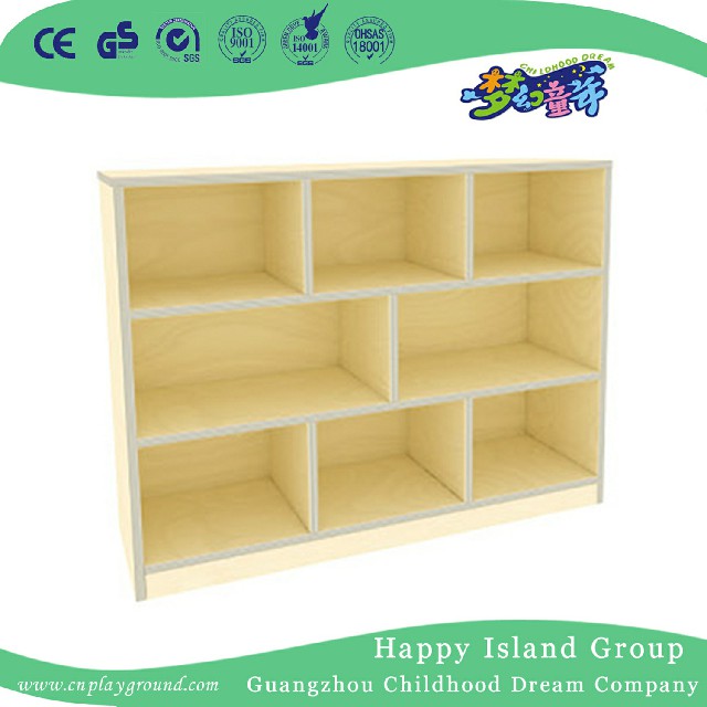 Kindergarten Wooden Shelf For Drawing Paper Cabinet (HJ-4404)