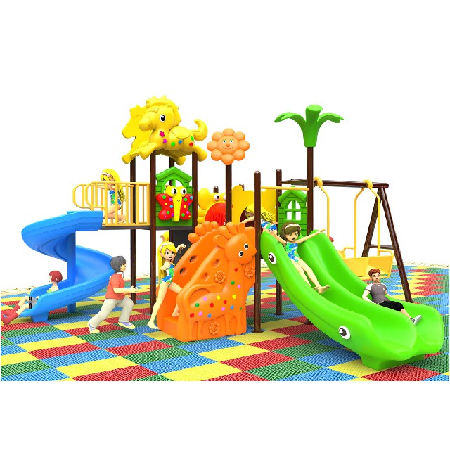 School Children Swing And Slide Combination Playground(BBE-N29)