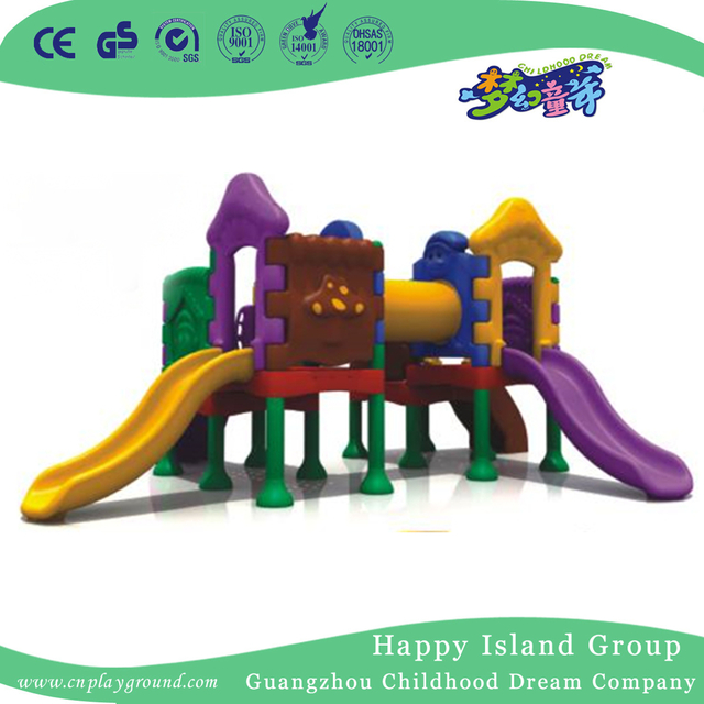  Outdoor Plastic Small Slide Playground Equipment for Sale (WZY-473-7)
