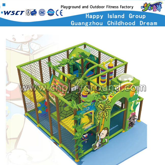 Small Children Cartoon Indoor Playground With Slide (HD-8801)