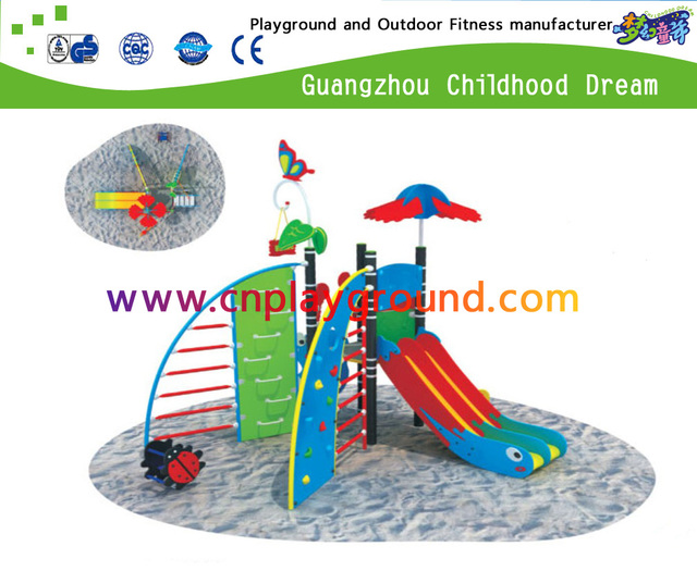 Outdoor Combination Climbing Frames Structures with Crawl Equipment (A-17602)