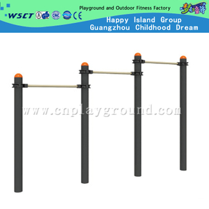 Outdoor School Gym Equipment Triple Horizontal Bar for Student Limbs Training (HD-12904)