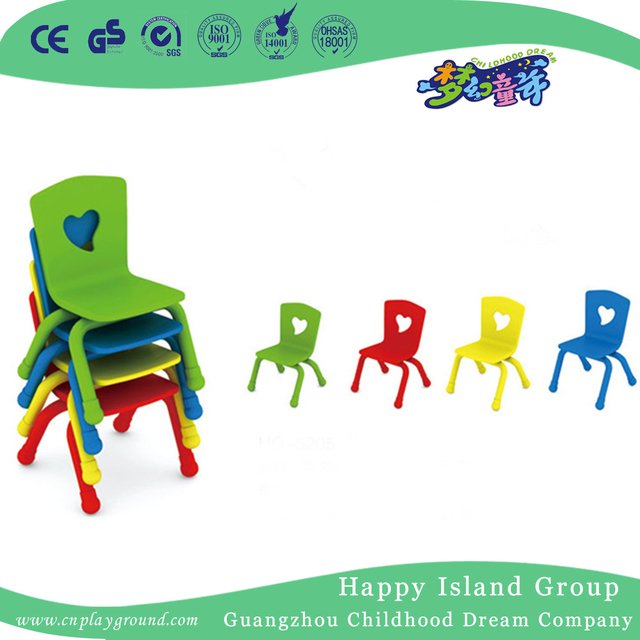 School Cartoon Ladybug Model Toddler Plastic Chair (HG-5303)