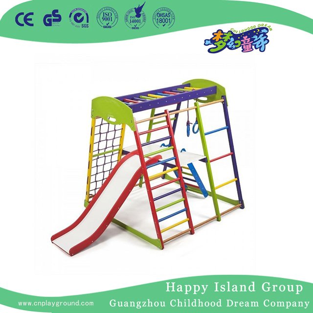 Mini Kids Climbing Frames Playground Equipment with Slide
