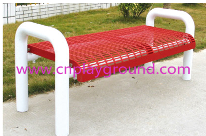 Outdoor Unique Red Metal Leisure Bench Equipment (HHK-14703) www.cnplayground.com