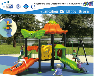 Small Plastic Slide Children Vegetable Series Galvanized Steel Playground Equipment (HD-901)