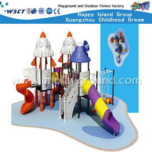 Outdoor Large Children Outer Space Galvanized Steel Playground for Sale (A-01402)