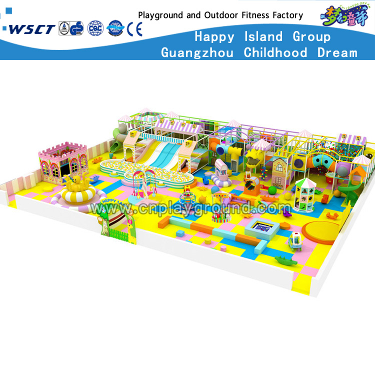 New Design Small Cartoon Indoor Playground For Kids Play (H13-60006)