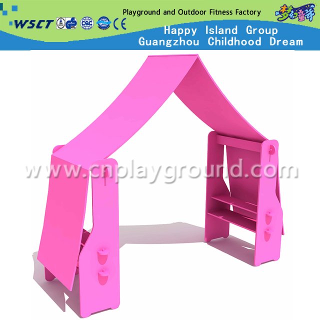 Mobile Module Wooden Kids Role Play Shelf for Kindergarten Furniture (HF-05801C)