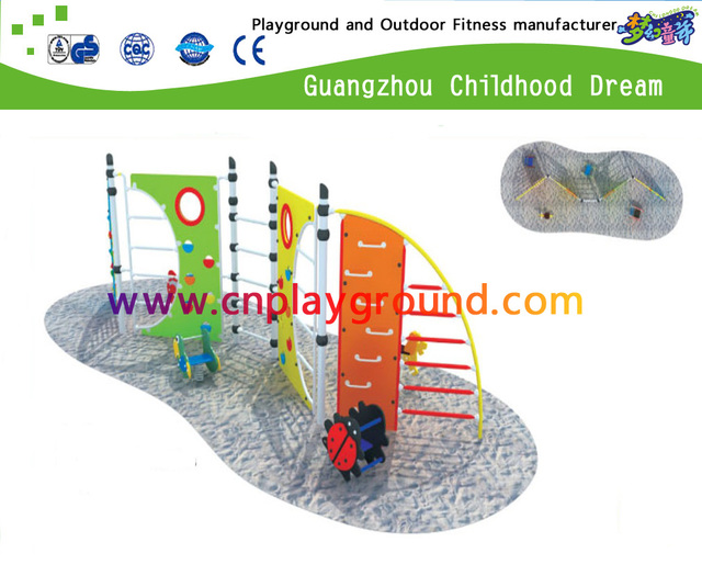Outdoor Small Simple Climbing Combination Frames with Slide (A-17501)