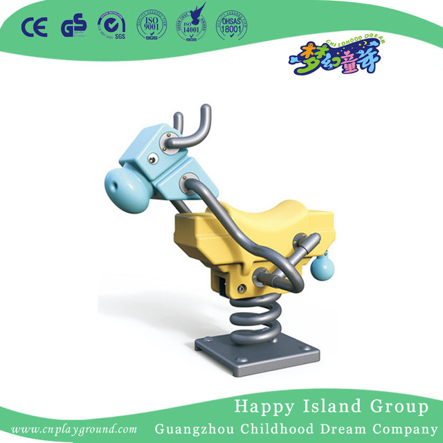 Outdoor Geometry Animal Plastic Rocking Ride Equipment (HJ-20205)