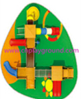 Outdoor School Wooden Unique Children Slide Playground (HF-17301) www.cnplayground.com