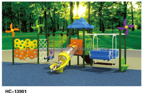 Outdoor Children Slide and Swing Combination Playground on Stock (HC-13901) www.cnplayground.com